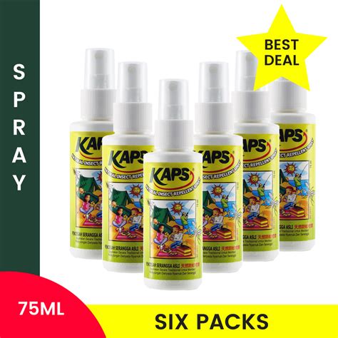 health shop kaps natural insect repellent spray ml  pack