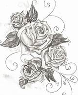 Rose Drawing Tattoo Designs Tattoos Getdrawings sketch template