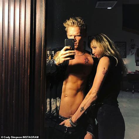 Miley Cyrus Puts Her Hand Down Cody Simpson S Pants As