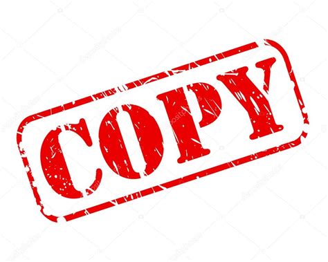 copy red stamp text stock vector image  cpockygallery