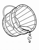 Bucket Water Coloring Pages Spilling Drop Colouring Fountain Color Kids Print Getcolorings Getdrawings Tocolor Printable Sheet Utilising Button sketch template