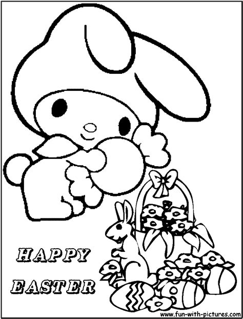 kitty coloring pages easter coloring home