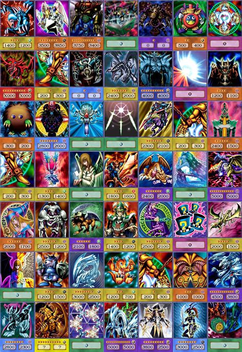 collage  anime style yugioh cards ryugioh