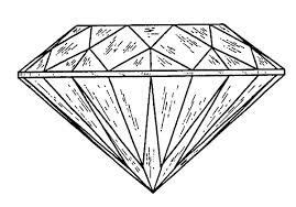 diamond coloring page google search diamond drawing shape coloring