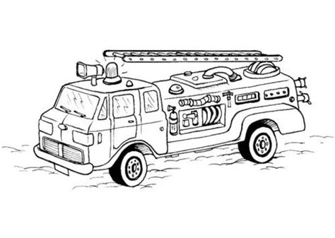 fireman carry big cars coloring pages coloring pages  kids cars
