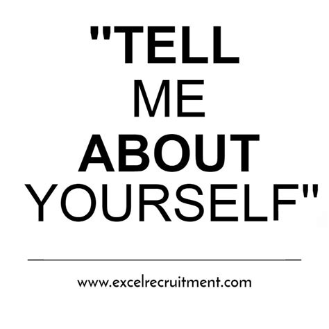 ‘tell me about yourself interview answers