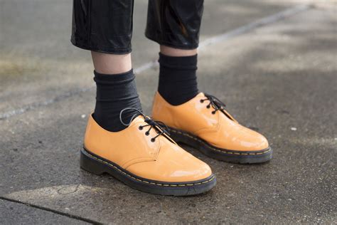 orange patent dr martens  orange shoes martens dr martens outfit