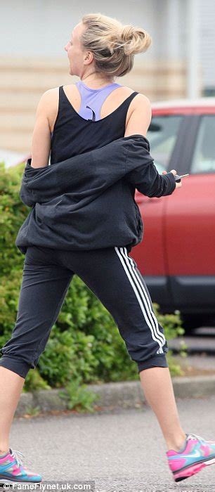 chloe madeley shows off tiny and very low slung exercise