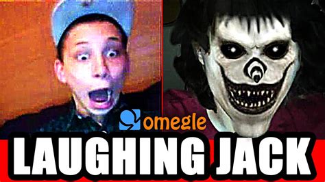 laughing jack scares omegle video chatters youtube
