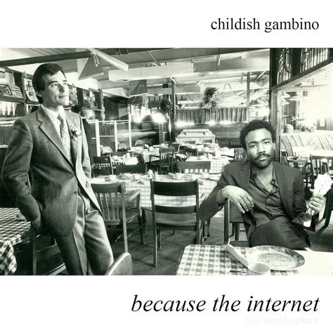 internet childish gambino album cover redesign