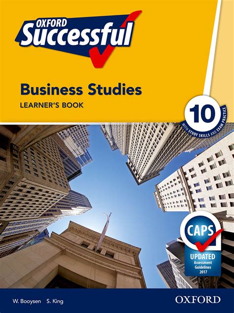 oxford university press oxford successful business studies grade  learners book approved