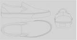 Shoe Template Blank Vans Printable Shoes Choose Board Sketch sketch template