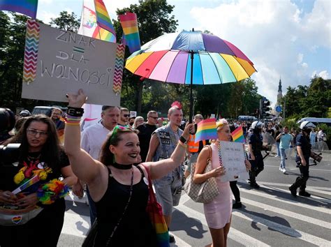 Two Lgbt Marches Held In Poland Under Heavy Police Security