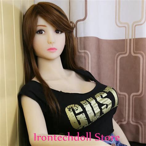 real silicone sex dolls 163cm lifelike big breast real love sex doll