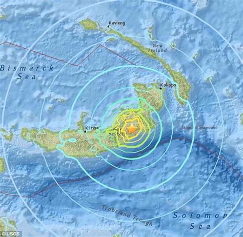 Huge 6 9 Magnitude Earthquake Strikes Off Coast Papua New Guinea