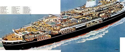 oceanliner cristoforo columbo cutaway  invisible themepark