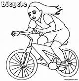 Bike Coloring Pages sketch template