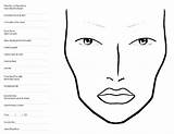 Face Chart Mac Makeup Template Blank Charts Sketch Printable Drawing Templates Make Beauty Viso Artist Facechart Da Artists Le Schemi sketch template
