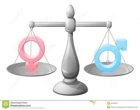 gender symbol scales stock vector image 40796527