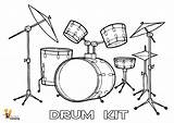 Drum Coloring Drums Kids Printables Easy Kit Pounding Yescoloring Instrument Percussions Musical Print sketch template