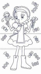 Coloring Ojamajo Doremi Pages Information sketch template