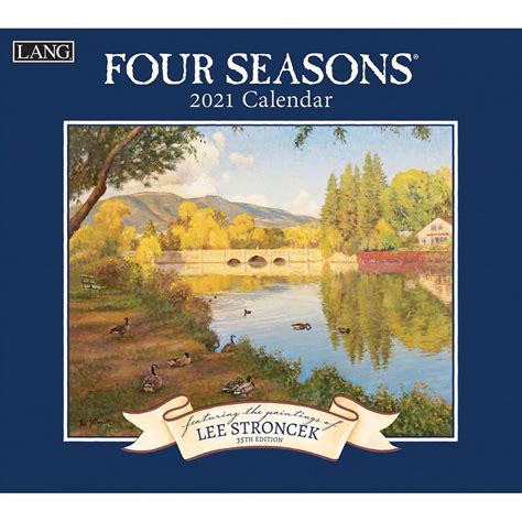 four seasons wall calendar by lee stroncek