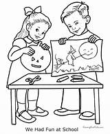 Coloring Halloween Pages Child Printable Happy Kids Kid Help Part Printing русский Color Popular Index sketch template