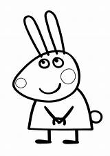 Peppa Rabbit sketch template