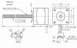 Nema Stepper Diagram Wiring Screw Bipolar Phase Motors 18cm 8v Nut Coils sketch template