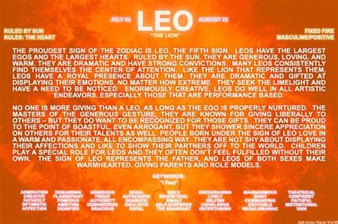 Pin By Kiera Decamillis On Leo Leo Personality Traits