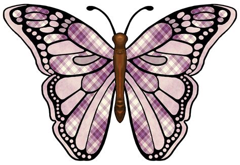 butterfly pattern clipart