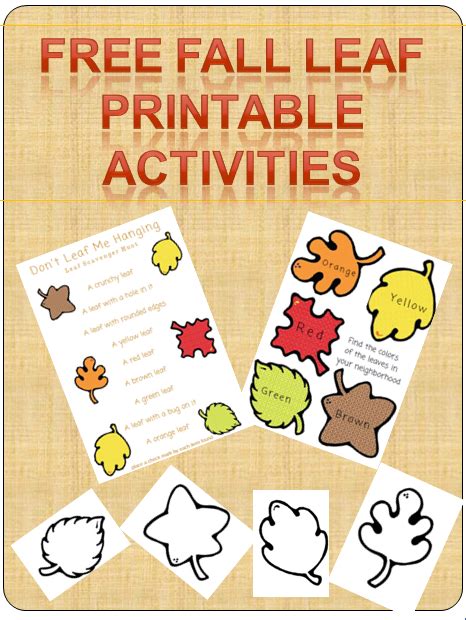 preschool activity  fall printables preschool worksheet