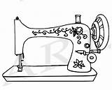 Zeichnen Nähmaschine Scrapbooking Digital Nähmaschinen Getdrawings Quilting Nähen Clipartmag Repair sketch template