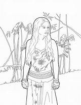 Thrones Colorear Daenerys Tronos Educativeprintable sketch template