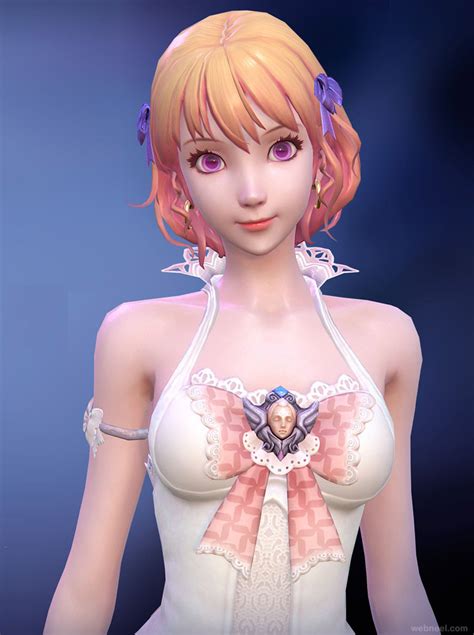 30 Most Beautiful 3d Woman Character Designs And Models