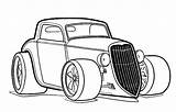 Coloring Hot Rod Pages Cars Chevy Printable Color Coloringme sketch template