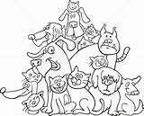 Colorat Cani Dogs Animale Gatti Pisici Planse Caini Coloritura Honden Katten Sfatulparintilor Kleuren Stockfresh Desene Izakowski Copii Pesti Divertido sketch template