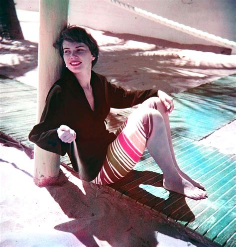 beautiful female beach fashions in florida 1950 ~ vintage
