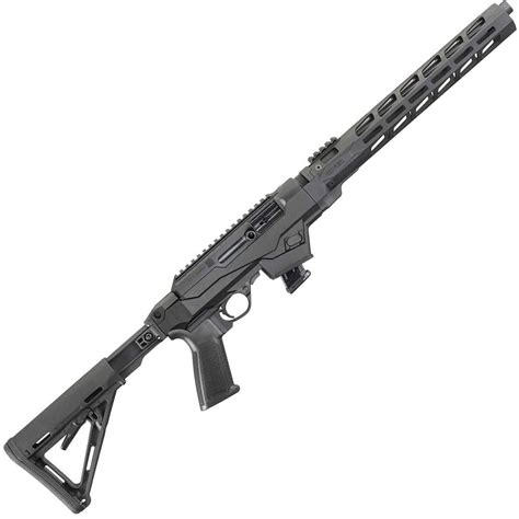 ruger pc carbine fixed stock mm luger  black semi automatic modern sporting rifle