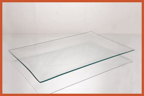 9 X 14 Rectangle Clear Glass Plate