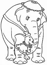 Coloring Dumbo Jumbo Mrs Pages Printable Kids Cjk Book Disney Print Dari Disimpan sketch template