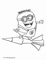 Coloring Pages Minions Minion Jerry Printable Color Print Colouring Visit Sheets Movie Kids Kleurplaten sketch template