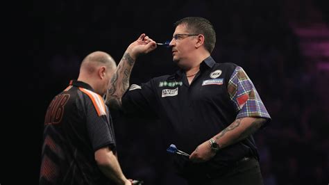 gary anderson nailed  monster checkouts   premier league darts draw  raymond