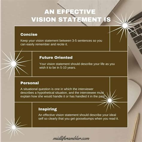create  powerful personal vision statement   life examples  workbook