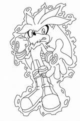 Coloring Silver Pages Hedgehog Sonic Shadow Super Para Colorear Printable Print Kids Colouring Clipart Color Game Hedgie Adults Coloringhome Getcolorings sketch template