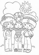 Strawberry Shortcake Coloring Pages Friends Cake Printable Vintage Snap Angel Drawing Color Kids Ginger Princess Dolls Print Popular Library Clipart sketch template