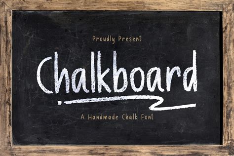 chalk board windows font   personal