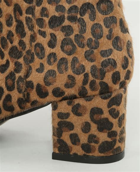 boots leopard marron  pimkie