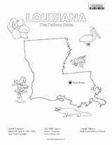 Louisiana Coloring Pages State Kids Worksheets Fun Facts States United Color Orleans Printable Getcolorings Teaching Squared Preschool Getdrawings Book Activities sketch template