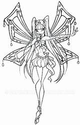 Winx Musa Coloring Pages Club Coloriage Harmonix Getdrawings Getcolorings Print sketch template